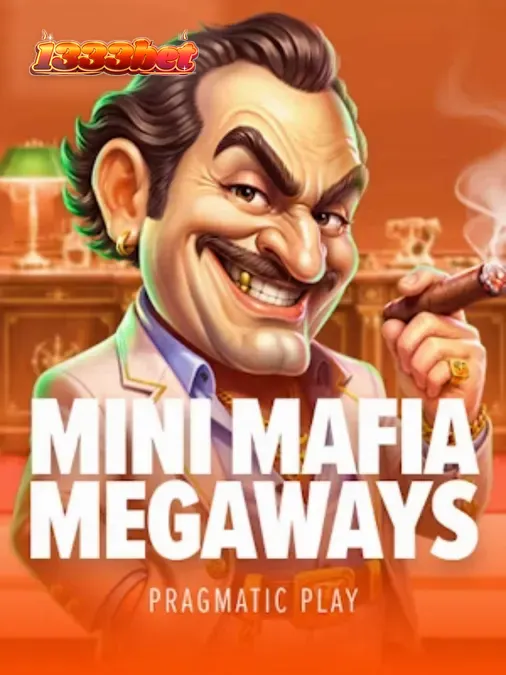 Mini Mafia Megaways স্লট গেমের একটি দৃশ্য যেখানে মাফিয়া থিমের বিলাসবহুল পরিবেশ দেখা যাচ্ছে